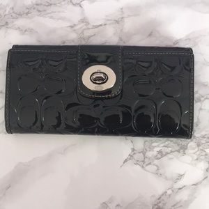 Black coach wallet